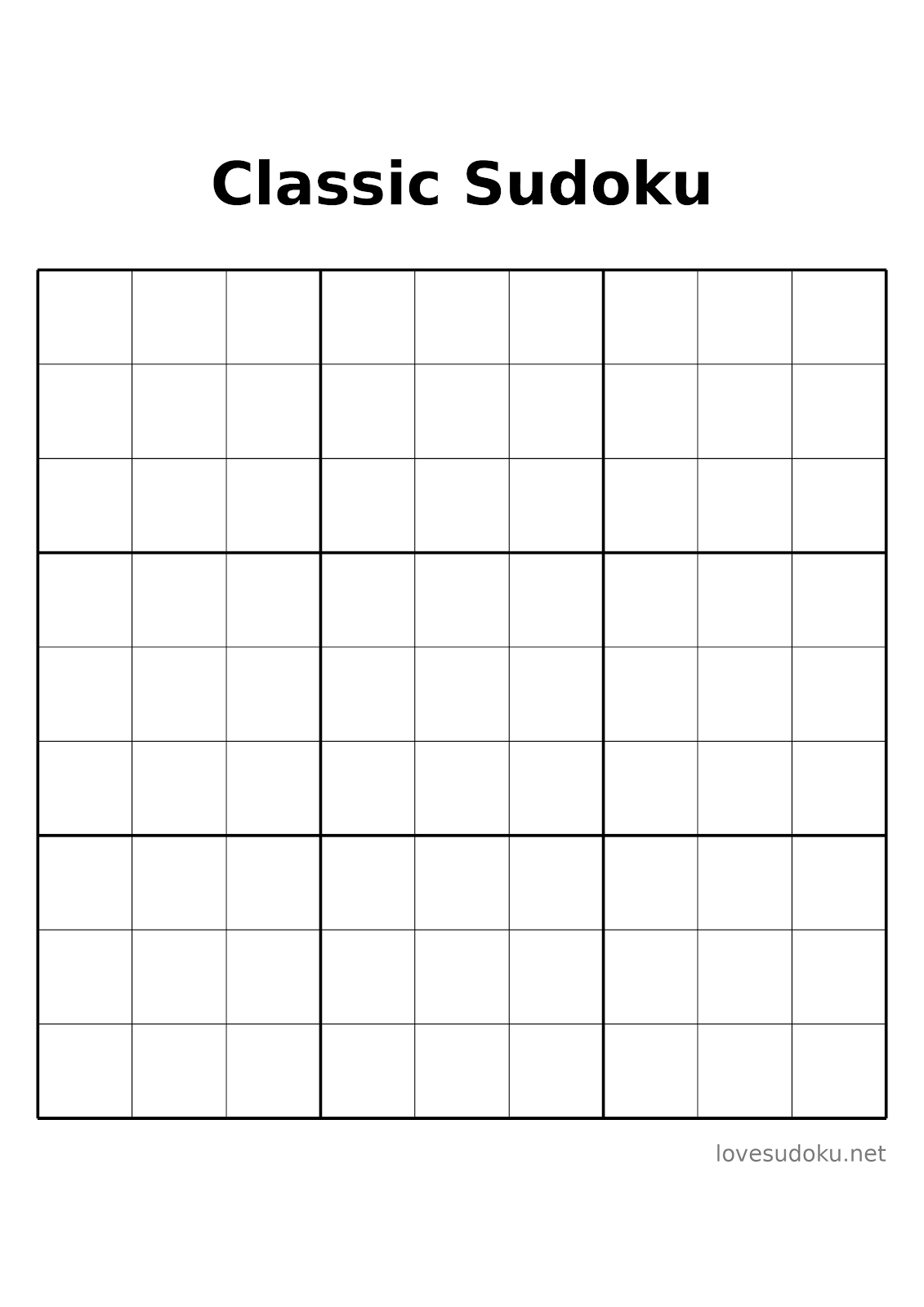 sudoku with answers to print